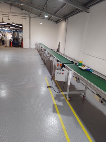 Desarrollo y fabricación de conveyor para línea de producción